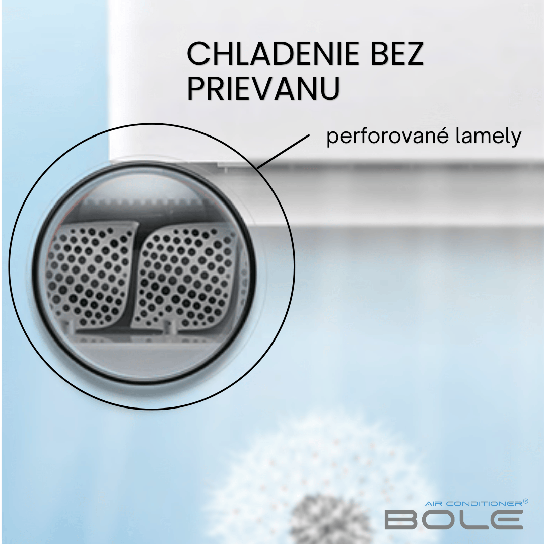 Klimatizácia BOLE AIR 351202 s bezprievanovým chladením | bole-klimatizacie.sk