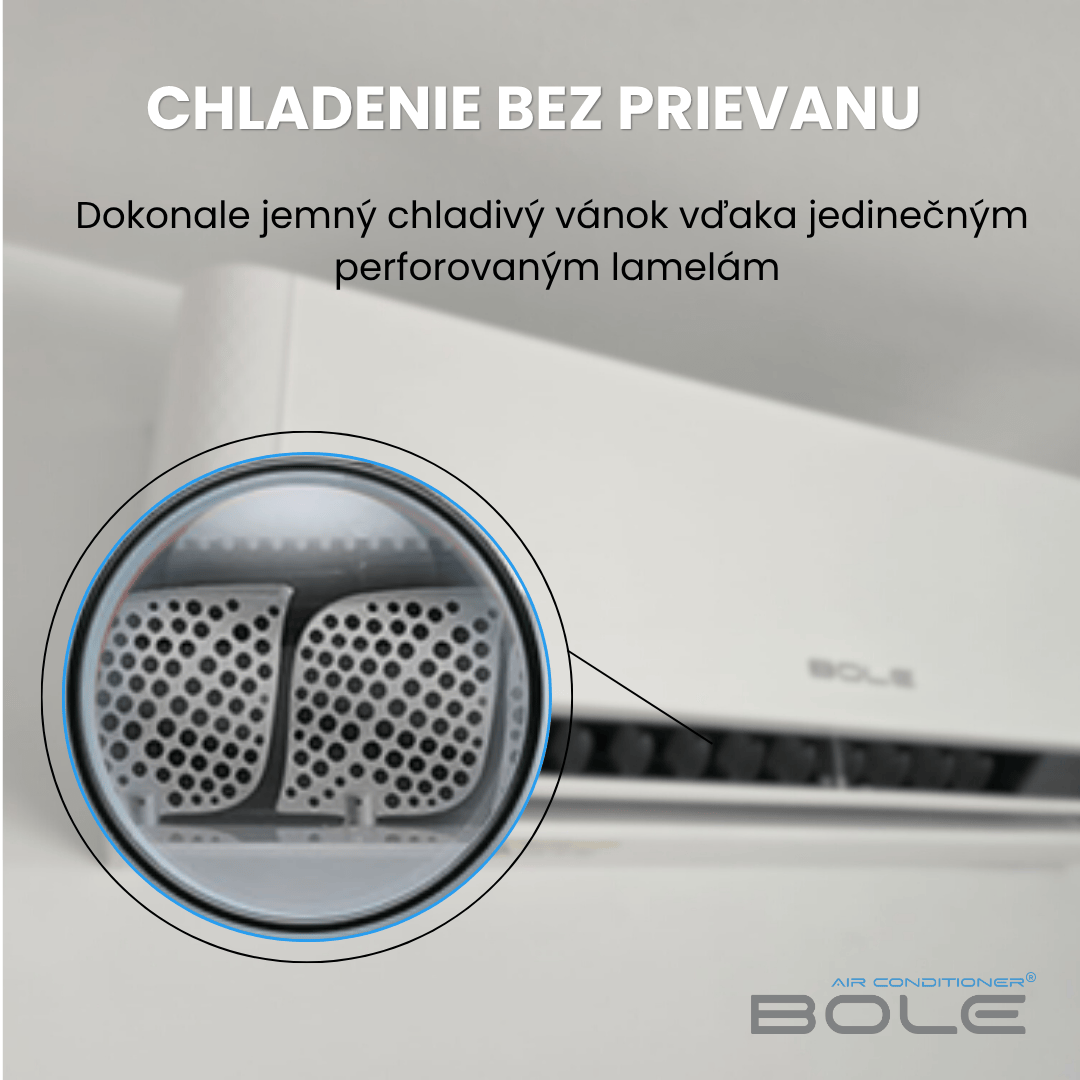 Klimatizácia BOLE AIR 351202 s bezprievanovým chladením | bole-klimatizacie.sk