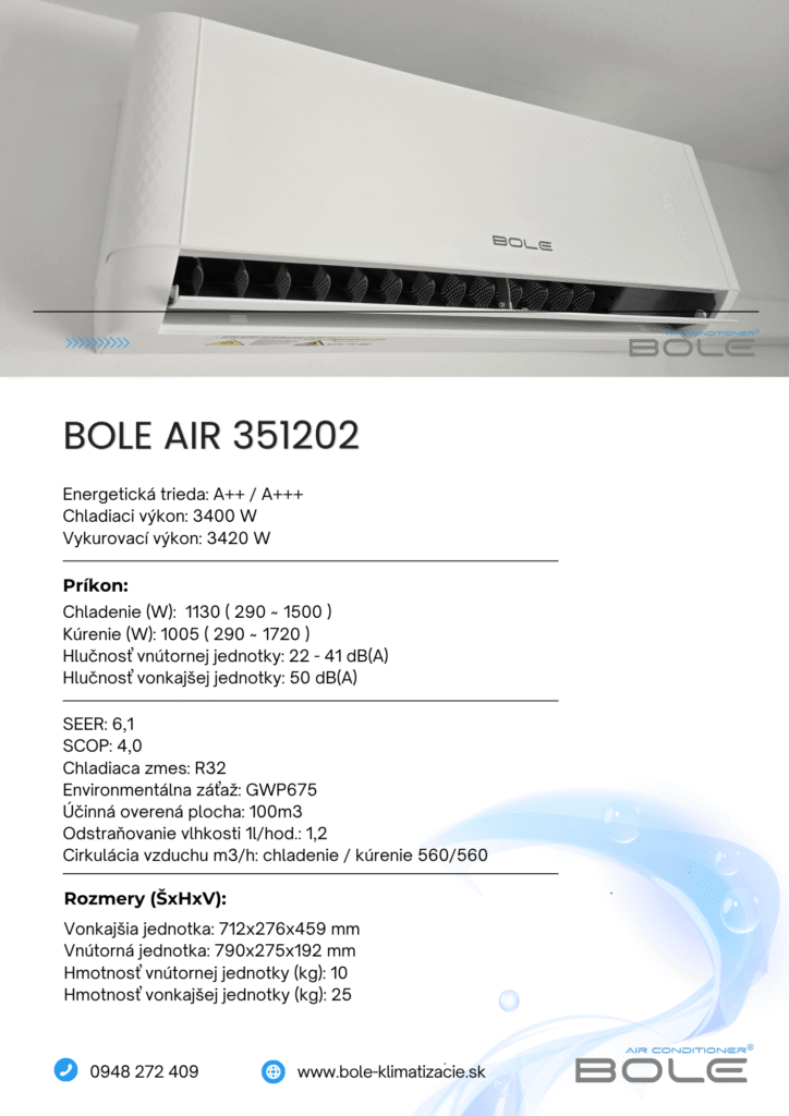 Informačný leták BOLE AIR 351202
