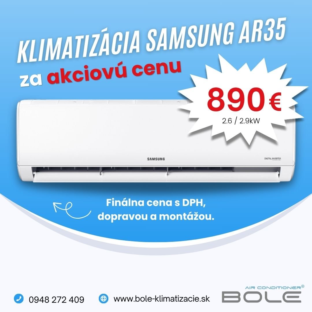 Klimatizácia Samsung Akcia