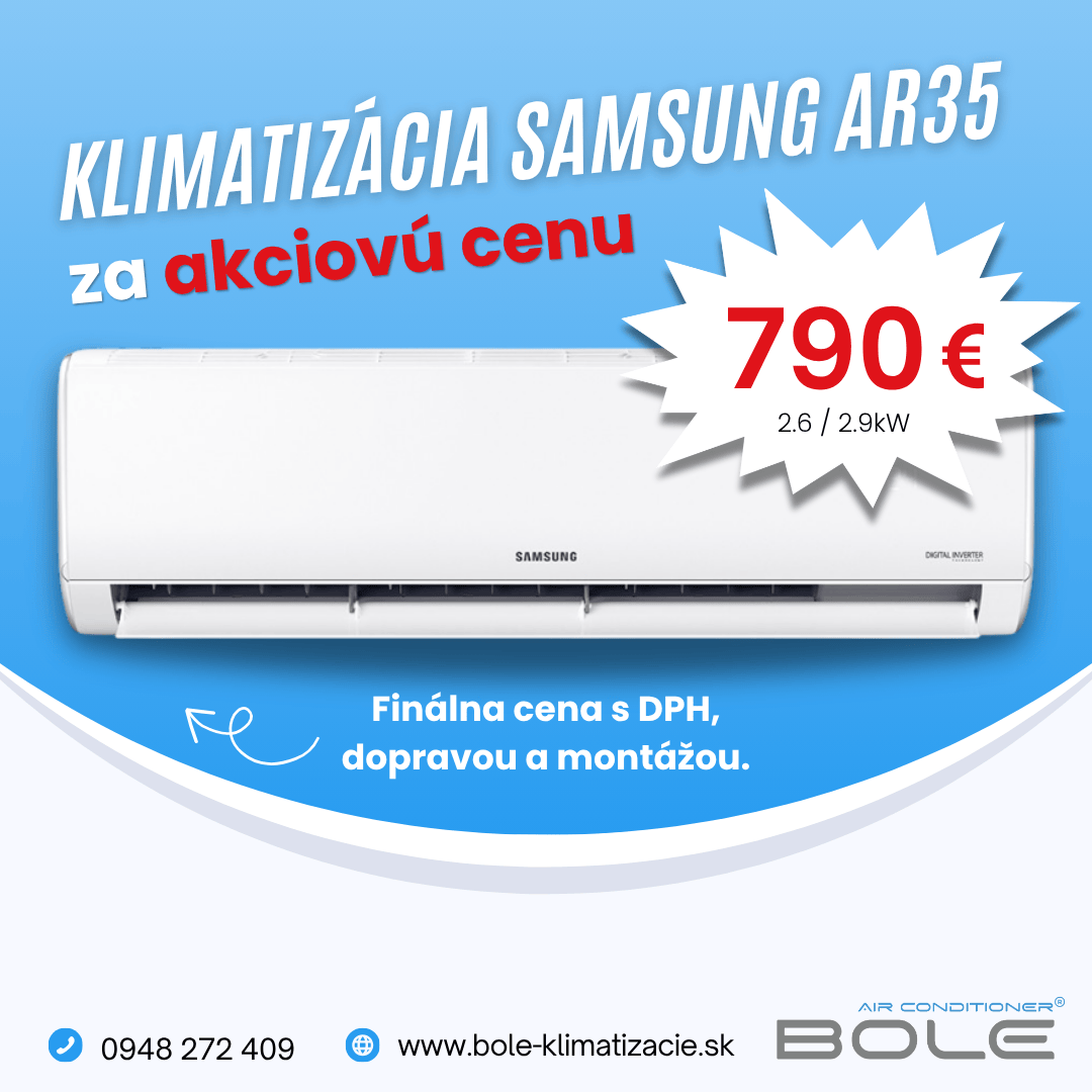 Klimatizácia Samsung Akcia